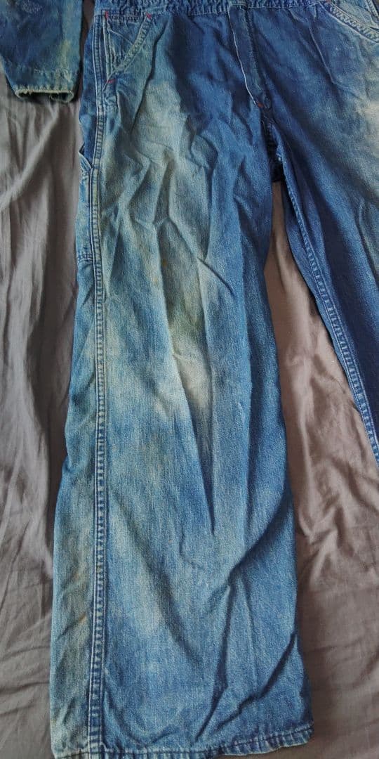 ビンテージ オールド Big BEN USA製 ツナギ ジーンズ　デニム 42