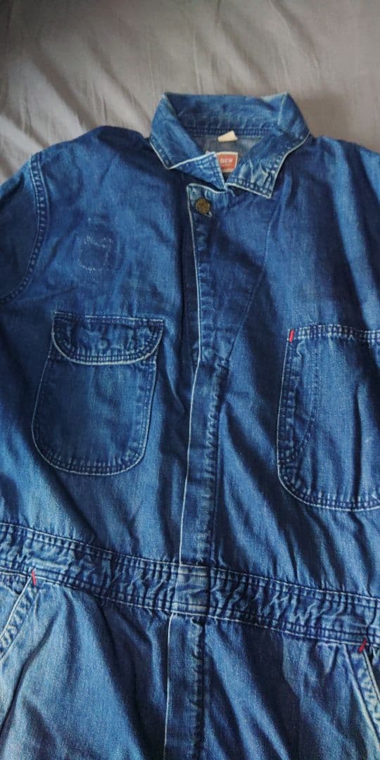 ビンテージ オールド Big BEN USA製 ツナギ ジーンズ　デニム 42