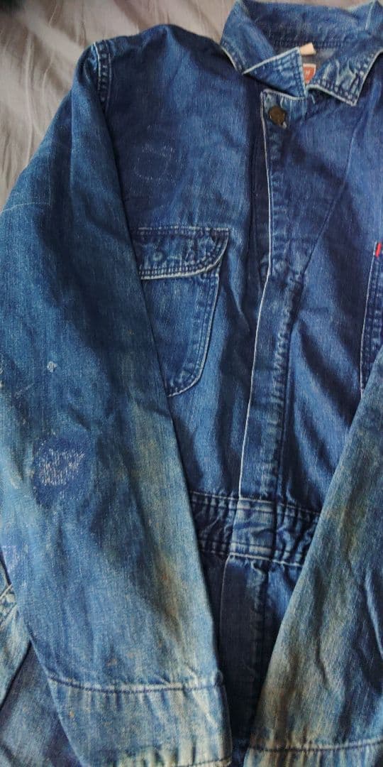 ビンテージ オールド Big BEN USA製 ツナギ ジーンズ　デニム 42