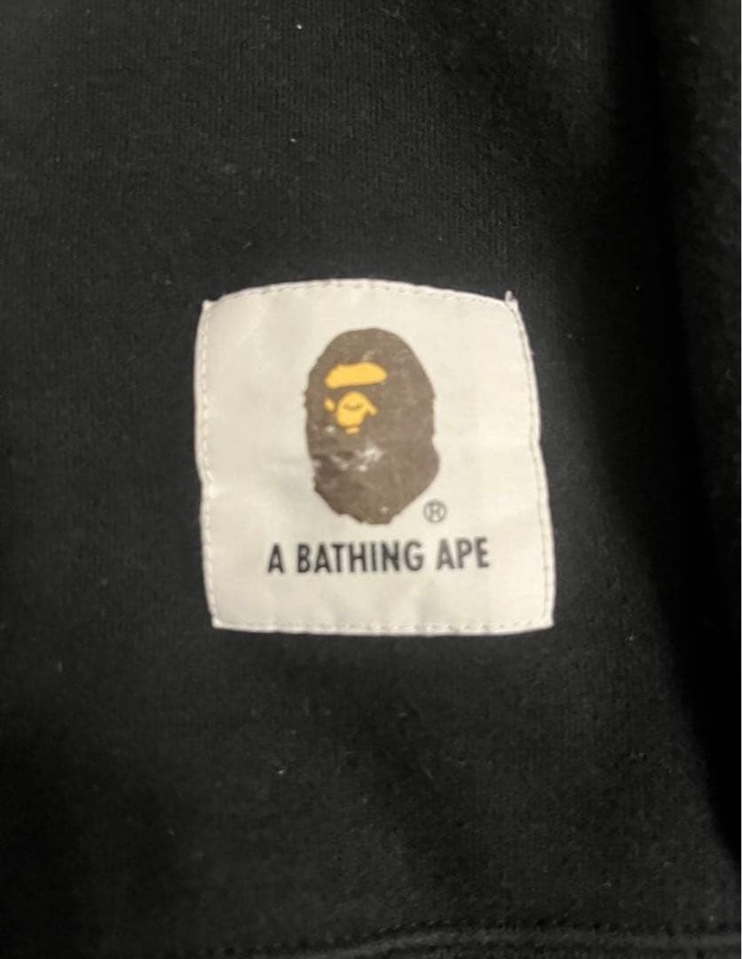 A BATHING APE ビッグフェイストレーナー ブラック