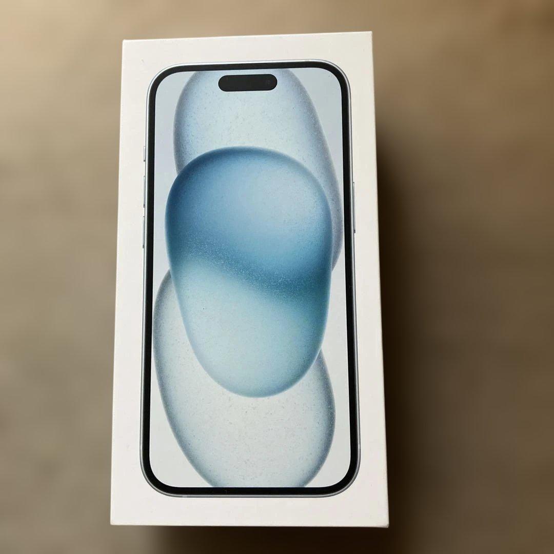 Apple iPhone 15 128GBブルー箱付き