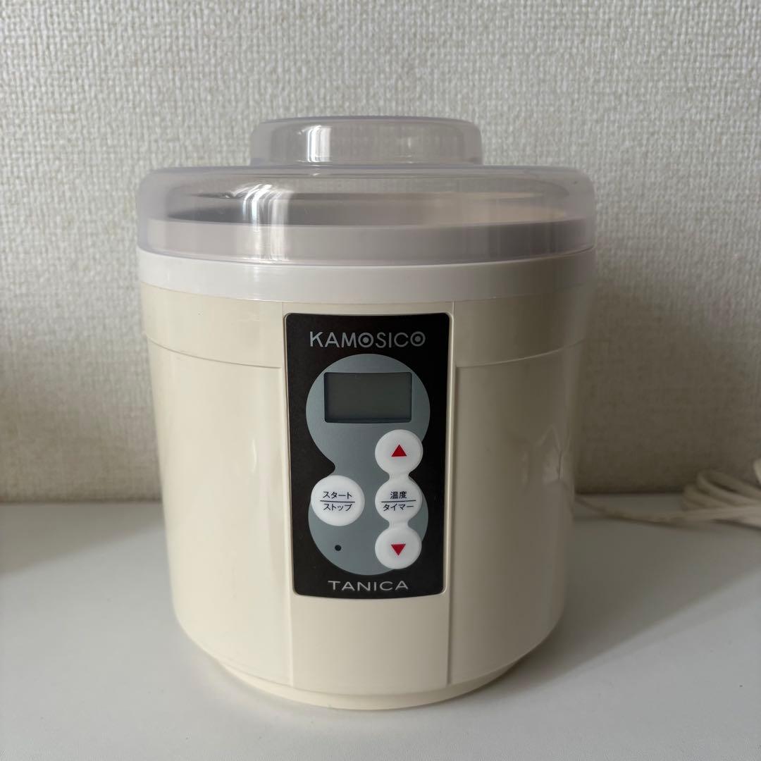 TANICA カモシコ　Ks-12 発酵機　ヨーグルティア　アイボリー　白　醸壷