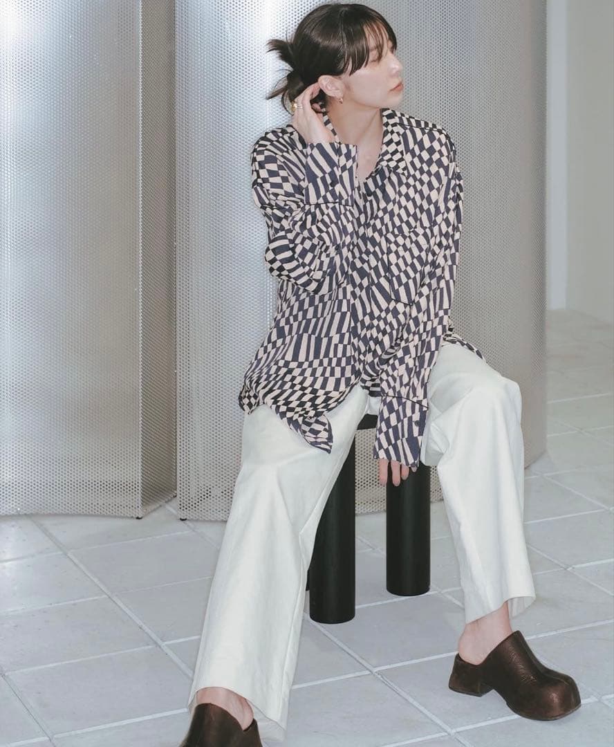 funnyさま専用 新品未使用 TODAYFUL ジオメトリック オーバーシャツ