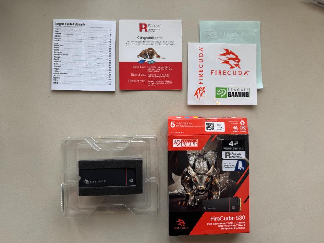 ラ*ア様 超高速M.2 SSD 4TBヒートシンク付き