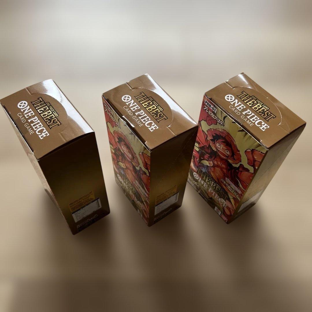 ONE PIECEカードゲームプレミアムブースター THE BEST 3箱