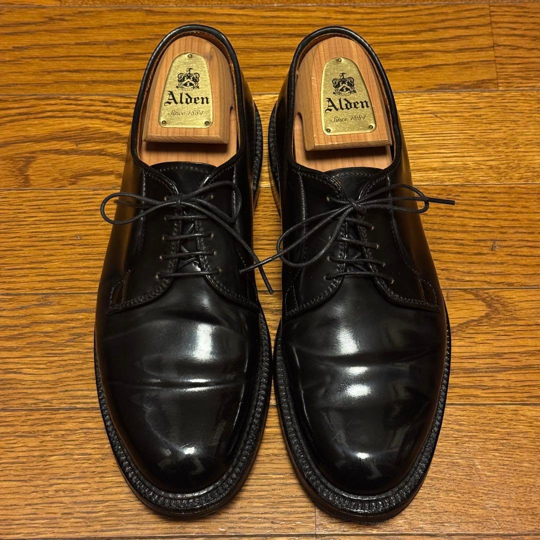 Alden 9901 オールデン コードバン プレーントゥ　7