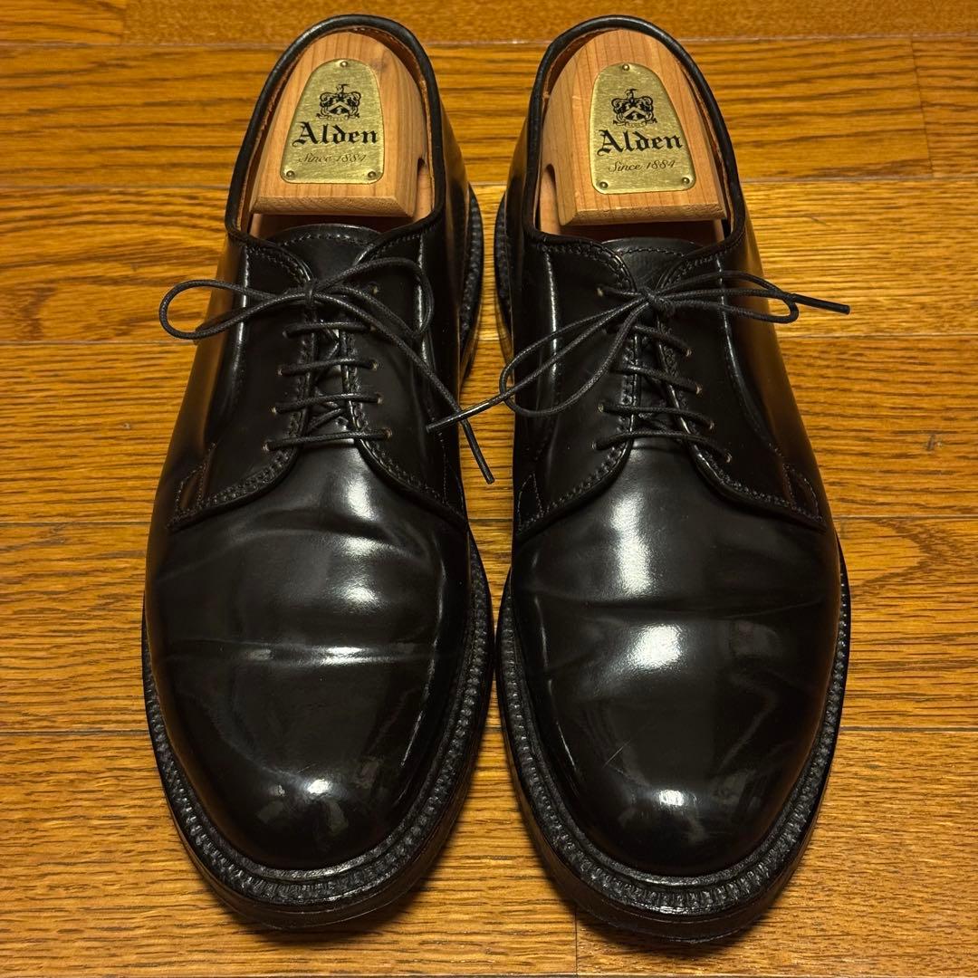 Alden 9901 オールデン コードバン プレーントゥ　7
