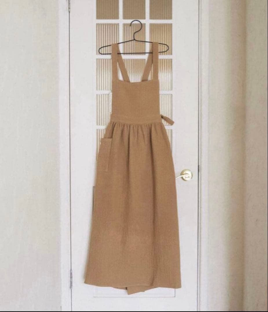 【新品】Parsley コットンガーゼエプロン 辻希美 パセリ ブラウン