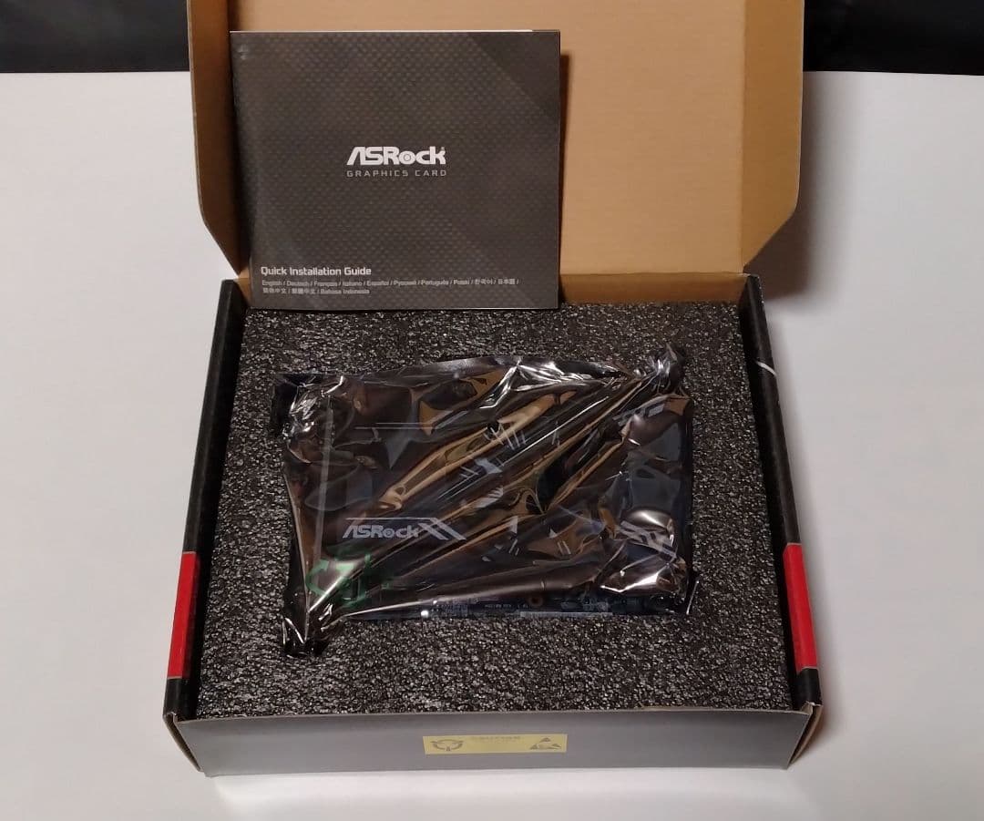 ASRock RX 6400 4GBグラフィックボード補助電源不要　動作確認済み