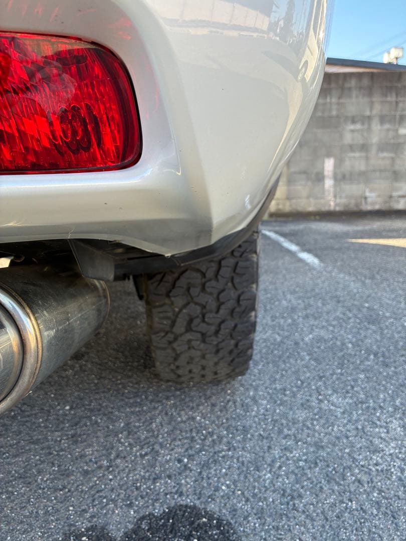 150プラド　純正ショート前後加工マッドガード