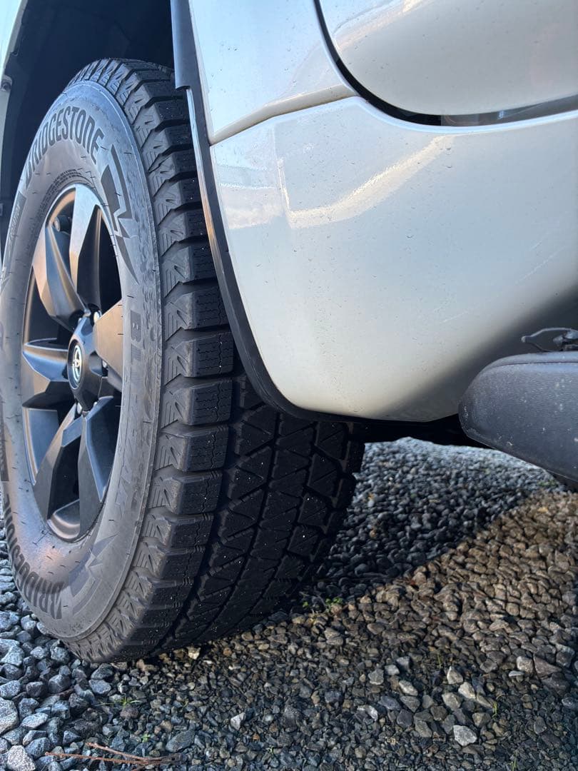 150プラド　純正ショート前後加工マッドガード