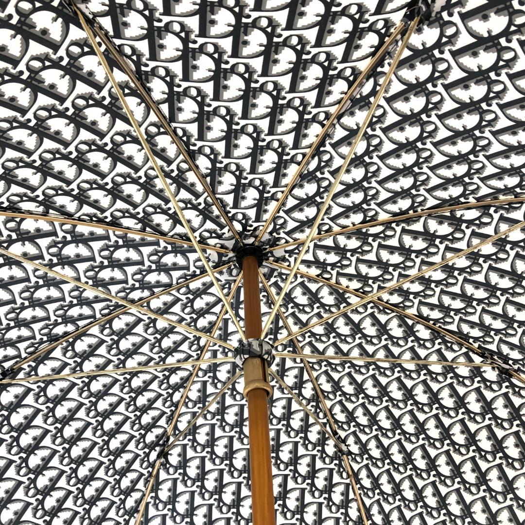 【未使用保管品】7F496/クリスチャンディオール/長傘/トロッター/ブラック