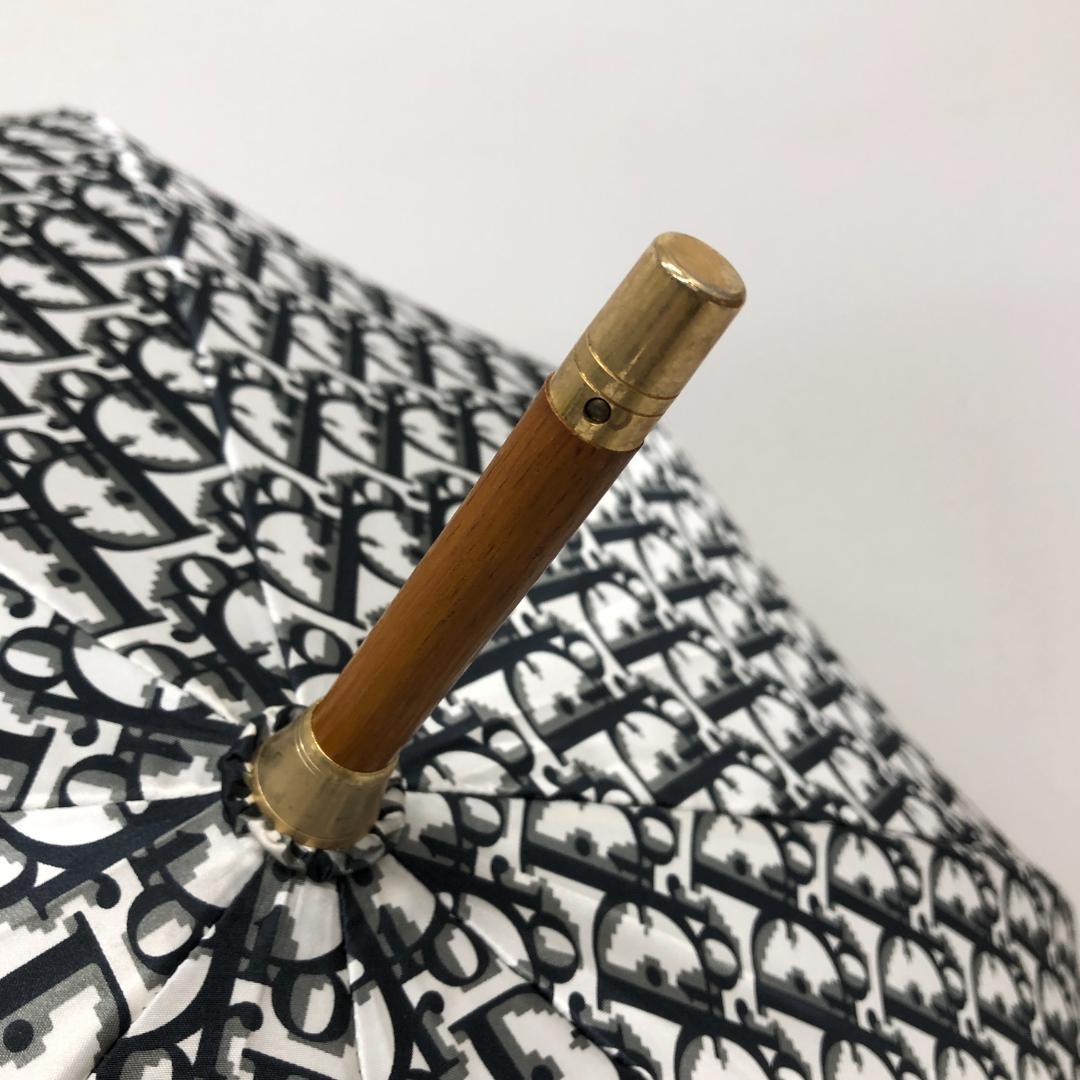 【未使用保管品】7F496/クリスチャンディオール/長傘/トロッター/ブラック