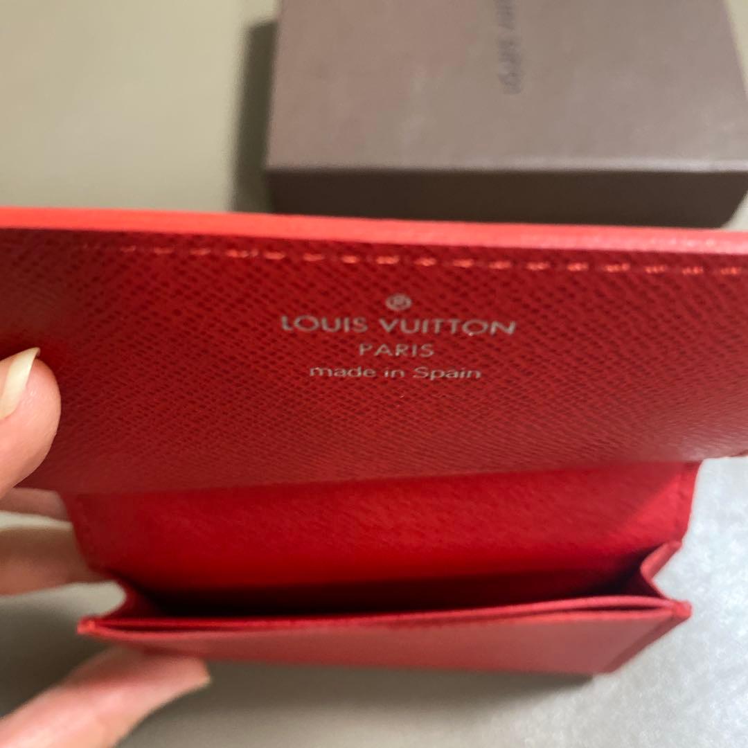 美品⭐︎Louis Vuitton エピレザー 名刺入れ 赤