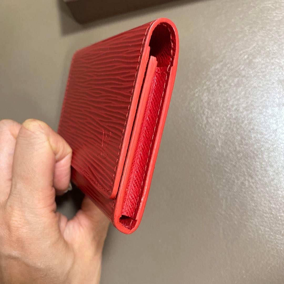 美品⭐︎Louis Vuitton エピレザー 名刺入れ 赤