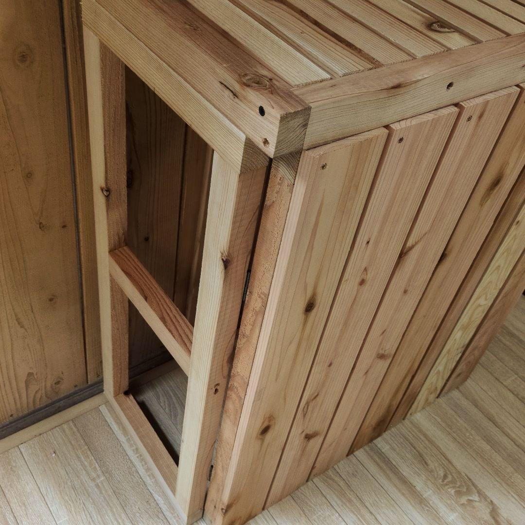 作業台　ディスプレイ　パーゴラ　裏庭bar風　ハンドメイド　ガーデン雑貨