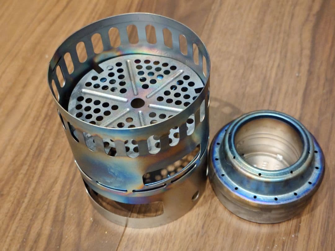 エバニューチタンカップ760と400、チタンポット900、アルストセット