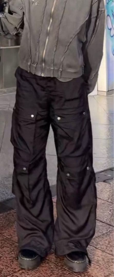 DIESEL ナイロン カーゴ ワイドパンツ