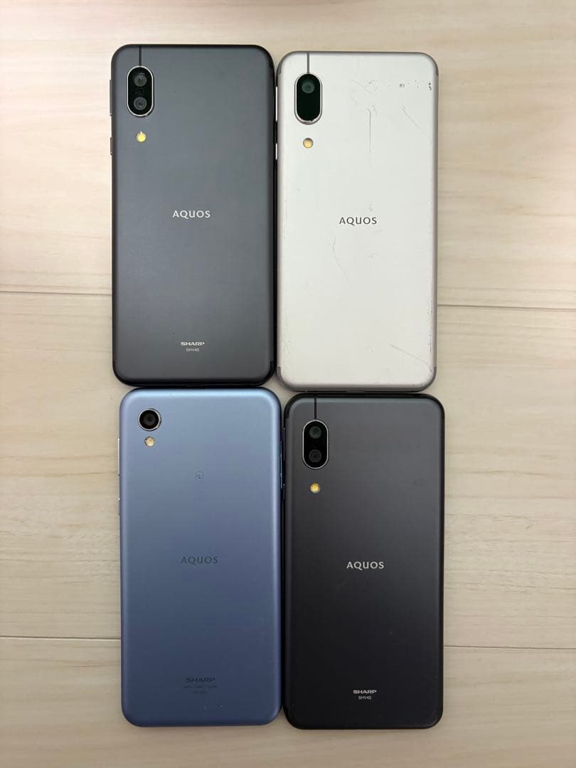 AQUOS スマートフォン 4台セット