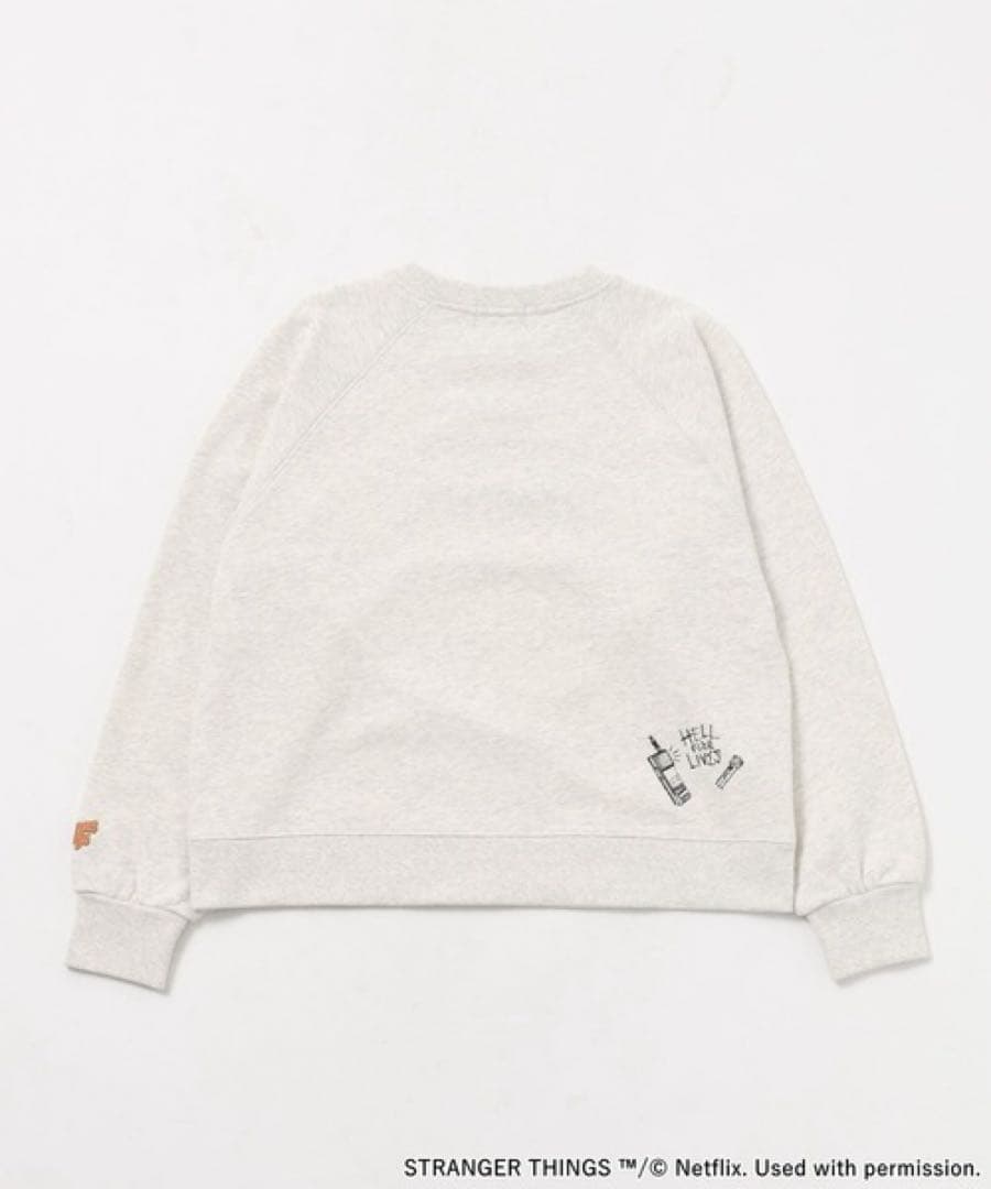 ストレンジャーシングス ニコアンド アソートスウェットプルオーバーオートミールL