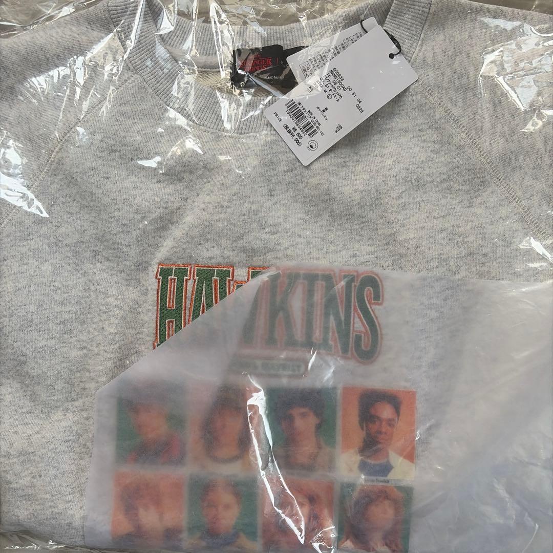 ストレンジャーシングス ニコアンド アソートスウェットプルオーバーオートミールL