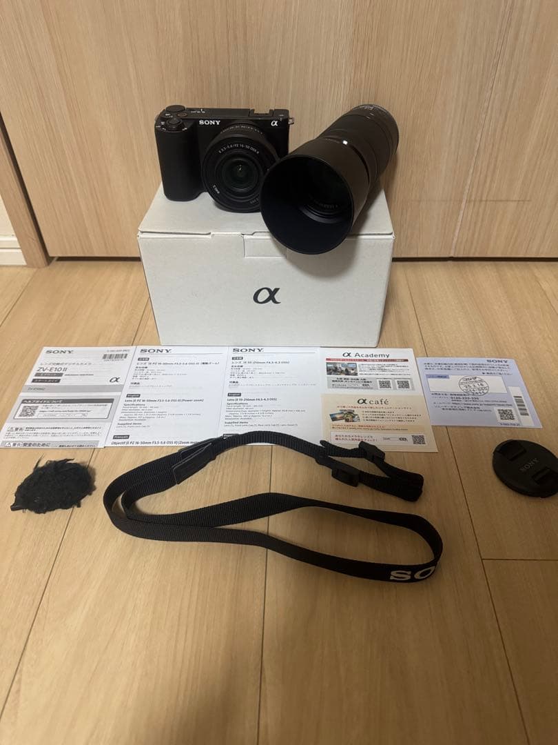 美品SONY α ZV-E10 Ⅱ ダブルズームキット