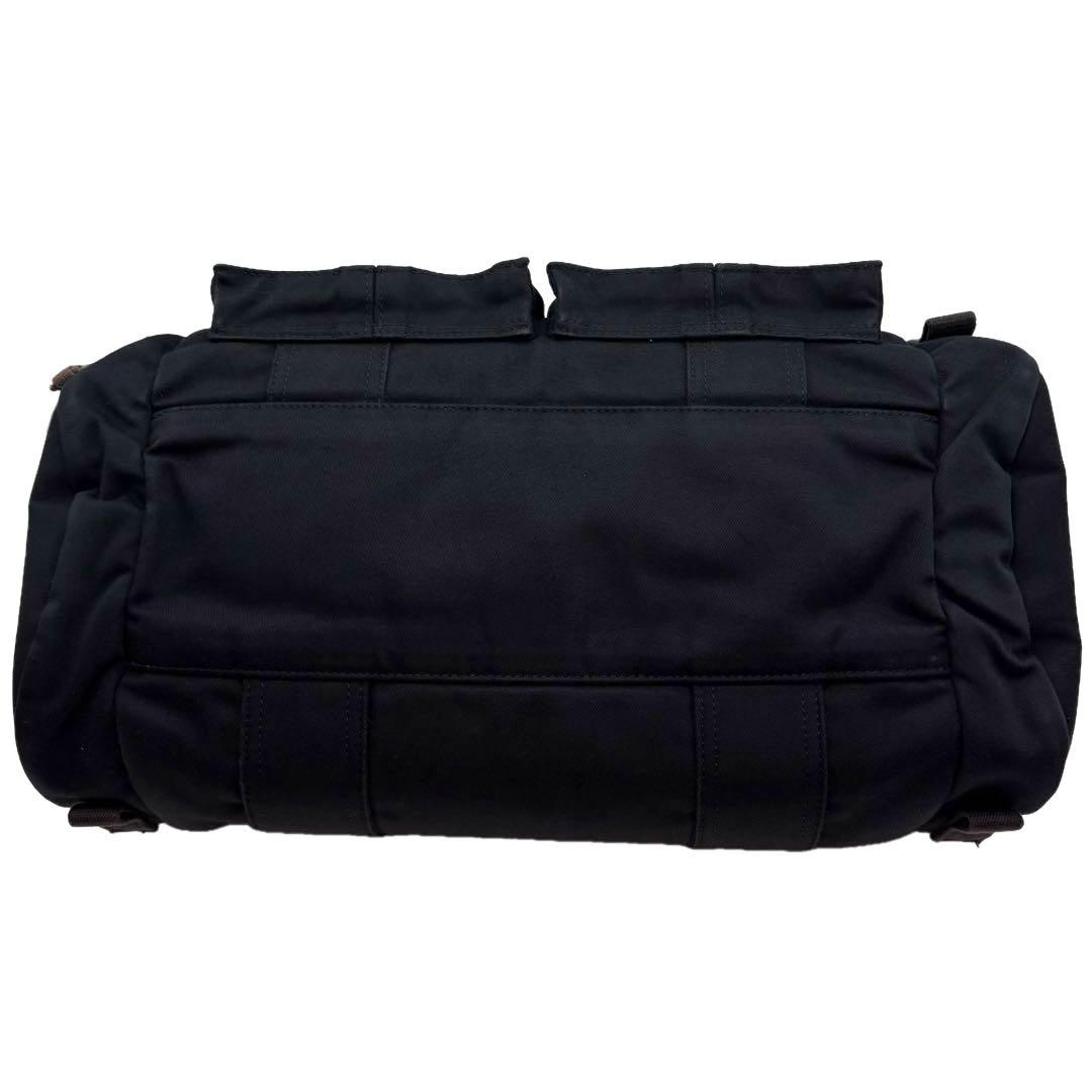 美品　ポーター　ラブアンドピース　2way ボストンバッグ　ロゴ　ブラック