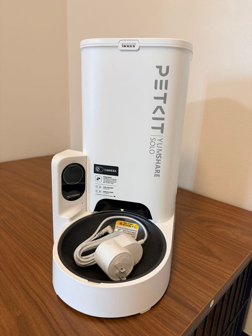 ぱ*ん様 新品未使用　ペットカメラ付き自動給餌器