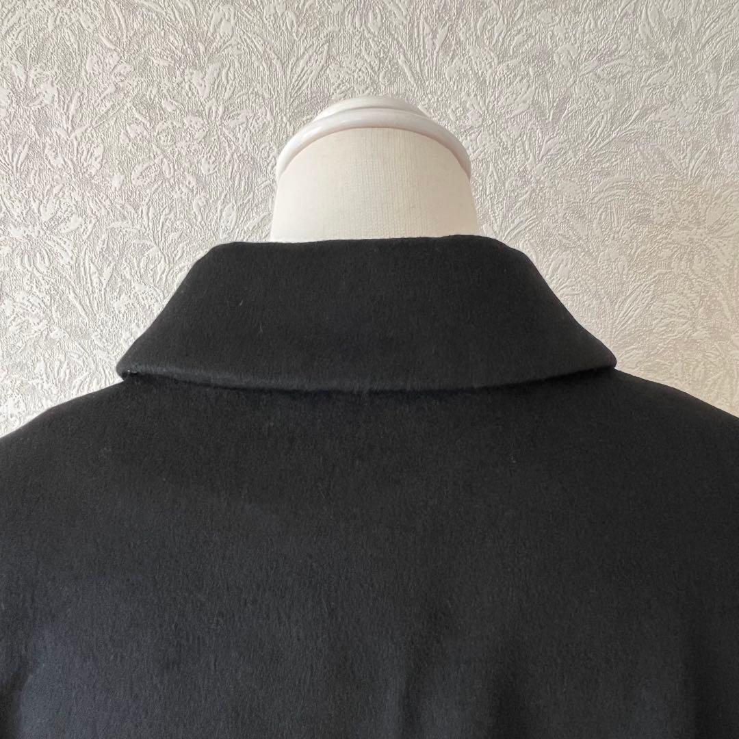 希少✨FUJII KEORI 藤井毛織　カシミヤ100% ポンチョ　黒　日本製