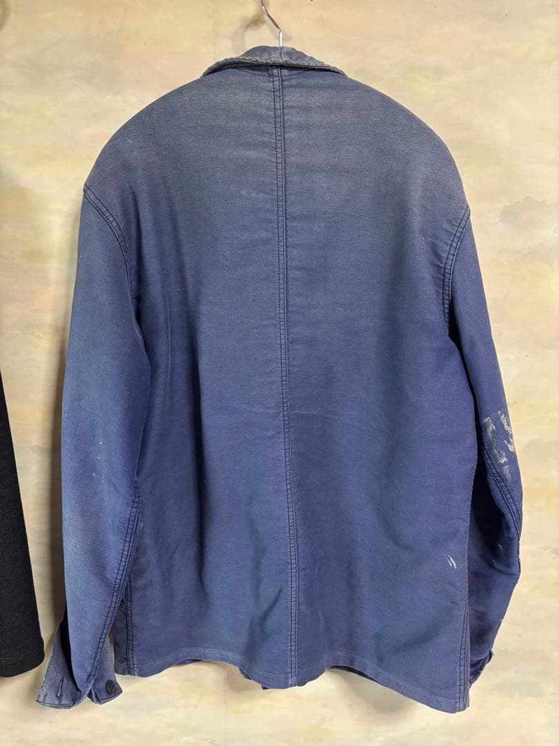 【珍品】 60s ADOLPHE LAFONT モールスキンジャケット　ペイント