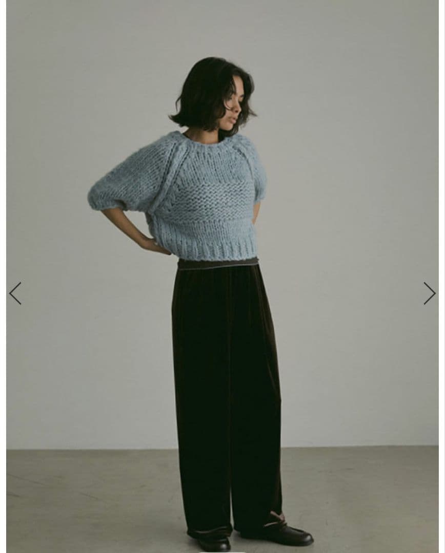 ETRETOKYO リラクシーベロアパンツ