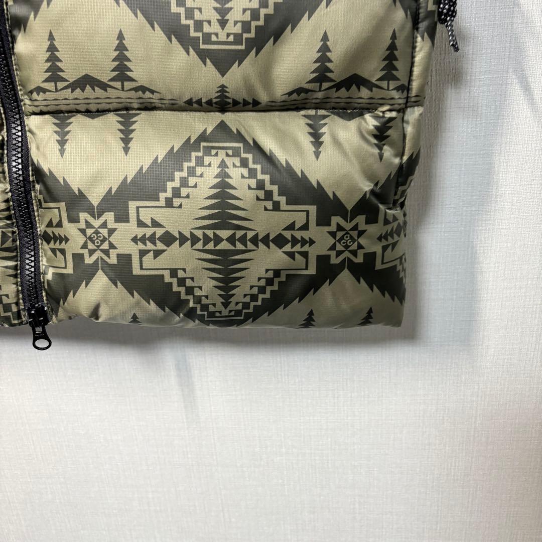 o*u様 NIKE ACG ダウンベスト Sサイズ　カーキ　総柄