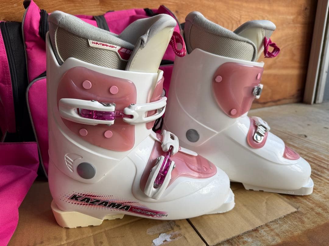 小学生女の子用スキー5点セット KAZAMA他