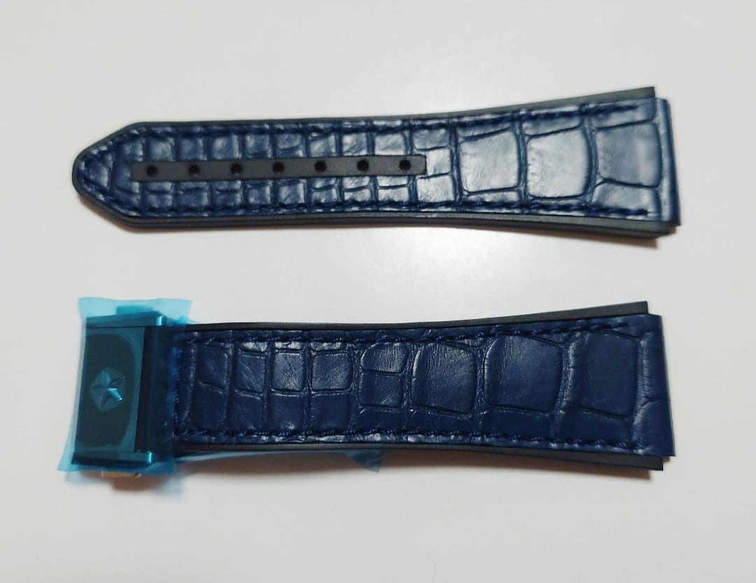 ゼニス　デファイクラシック用　レザーストラップ　ベルト　Dバックル