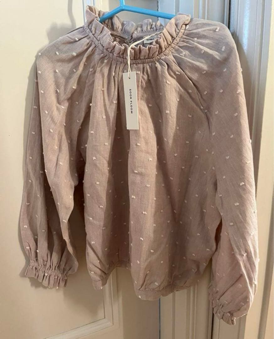 soor ploom ドット　ブラウス　6y 新品
