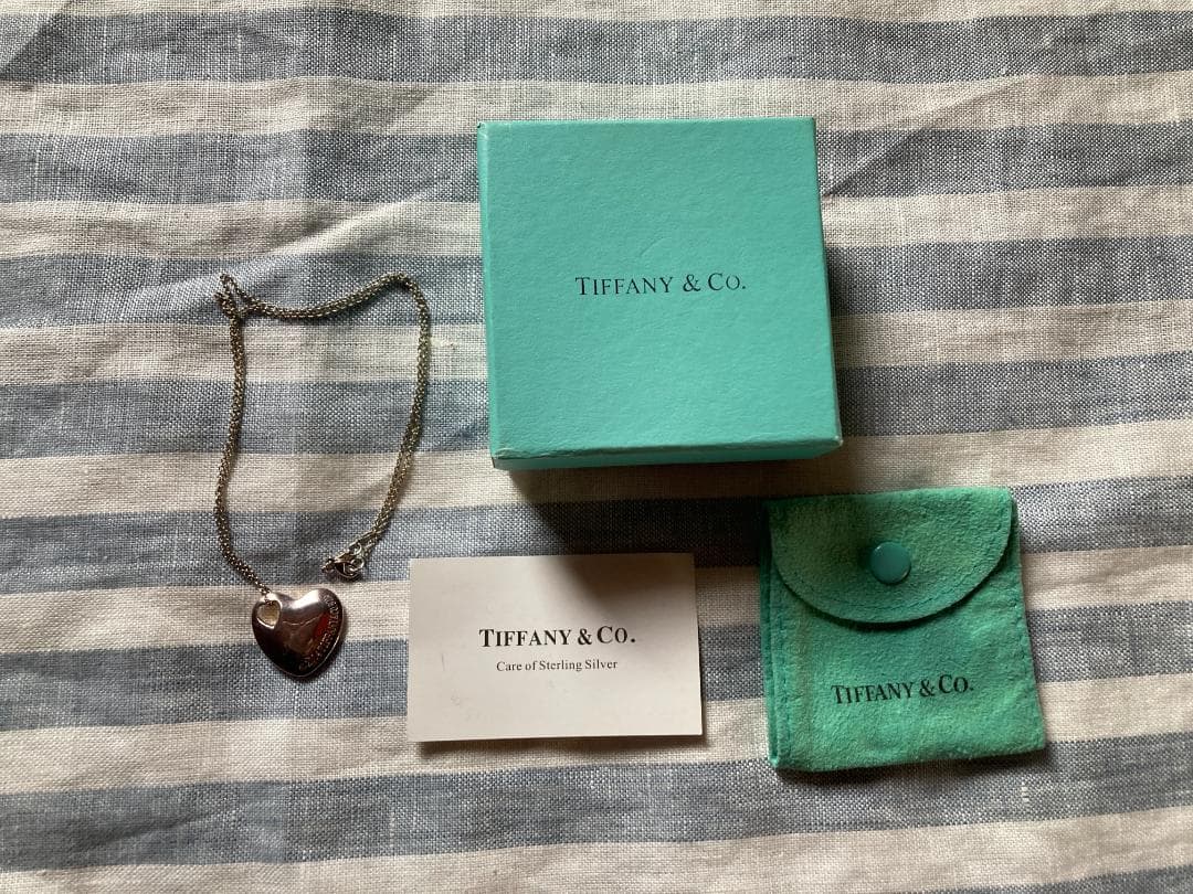 ※〜2/6迄値下げ※【Tiffany & Co.】 シルバーのハート型ネックレス