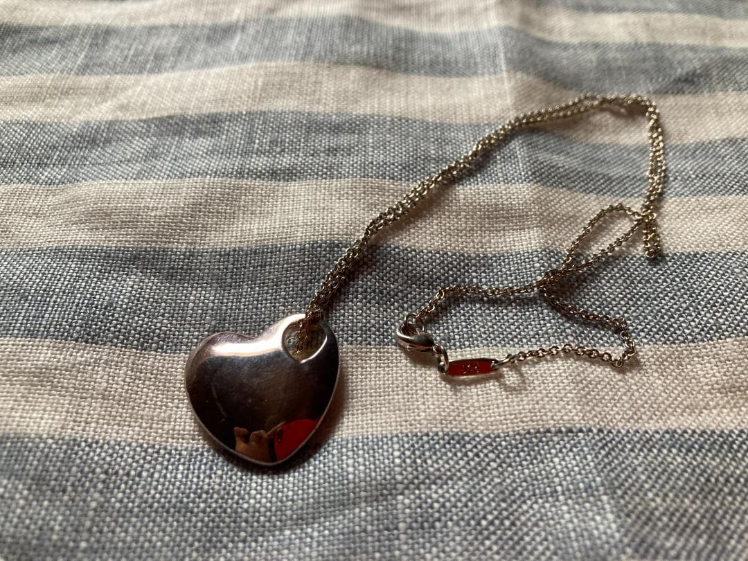 ※〜2/6迄値下げ※【Tiffany & Co.】 シルバーのハート型ネックレス