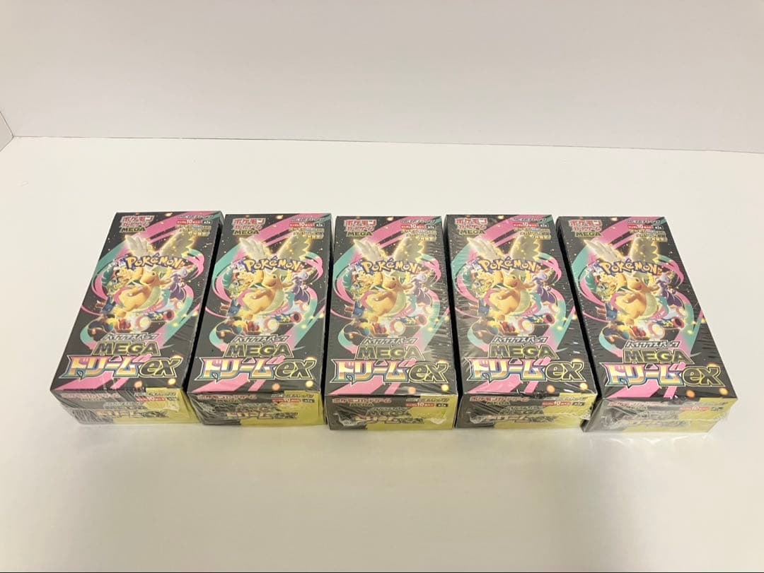 ポケモンカードゲーム MEGAドリームex シュリンク付き 5BOX