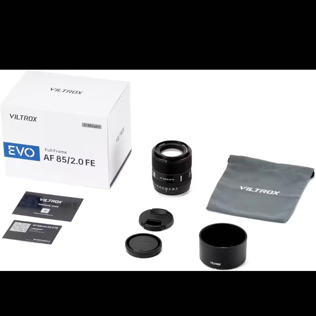 未使用　viltrox 85mm f2.0 FE Eマウント