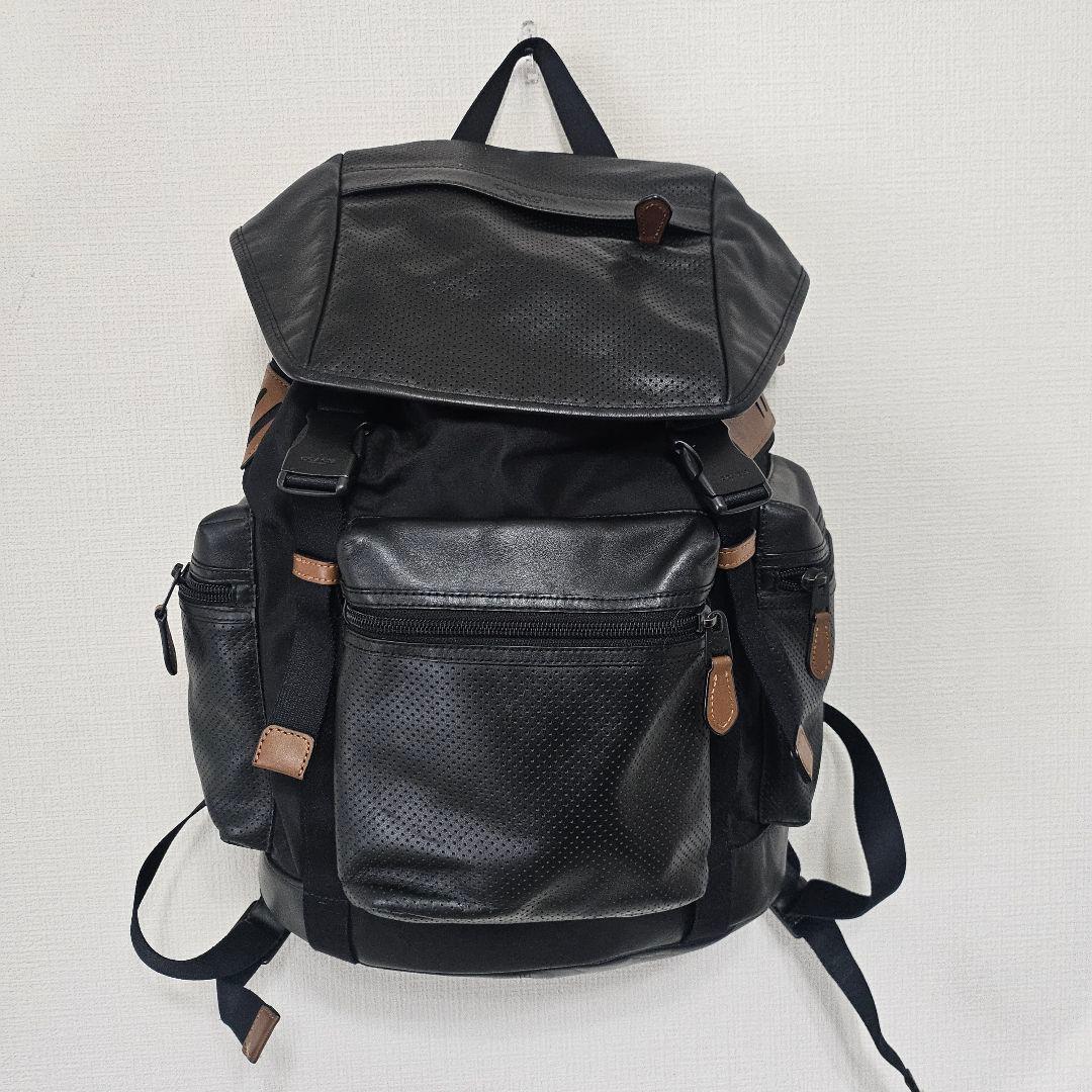 COACH　コーチ　バックパック　リュック　パンチング