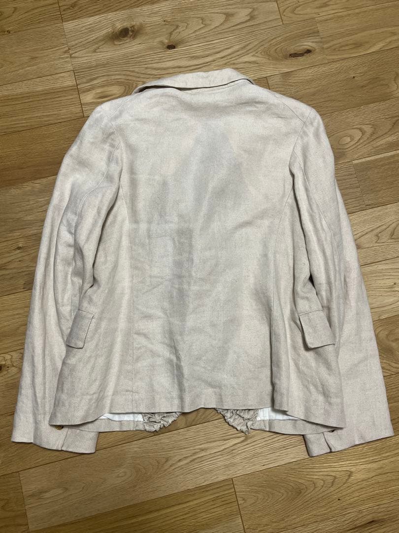 Comme des Garçons フリル　テーラードリネン　ジャケット06SS