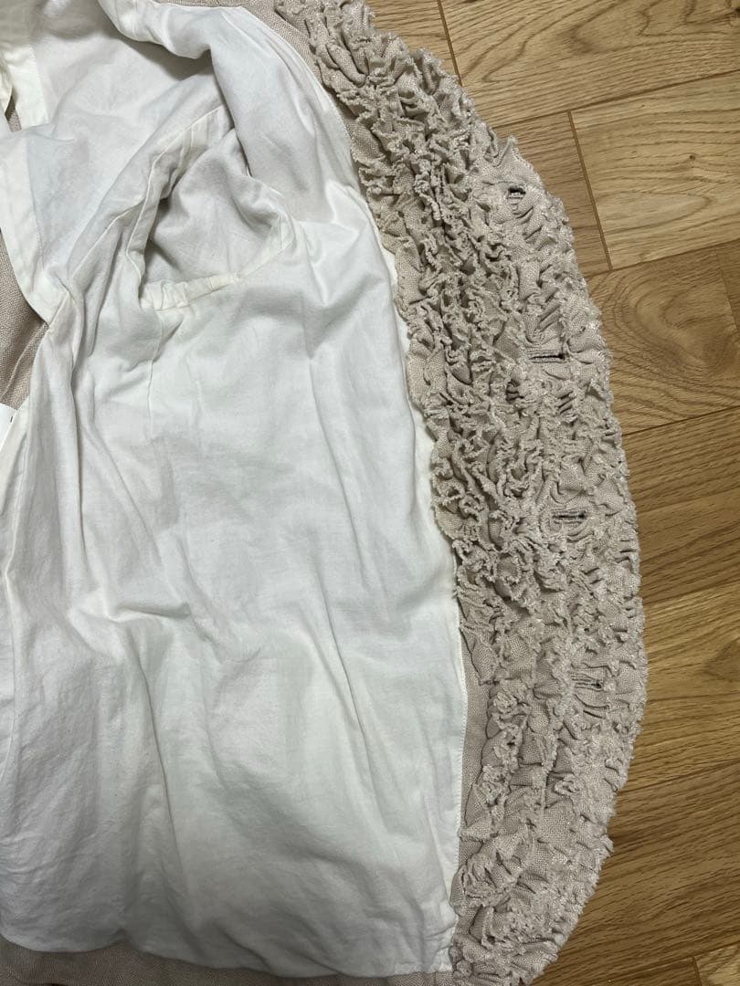 Comme des Garçons フリル　テーラードリネン　ジャケット06SS