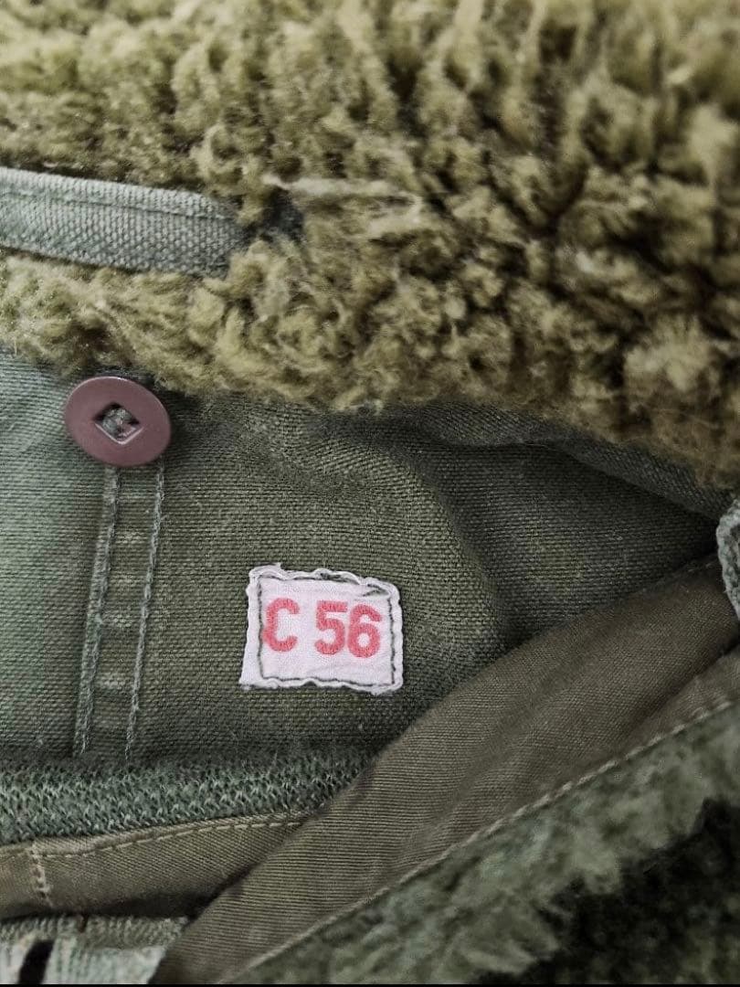 スウェーデン軍　モーターサイクルジャケット　実物　ライナー付き　C56