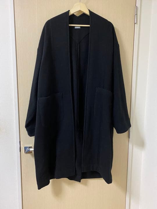 BRITISH AIRLY WOOL オーバーサイズブランケットコート