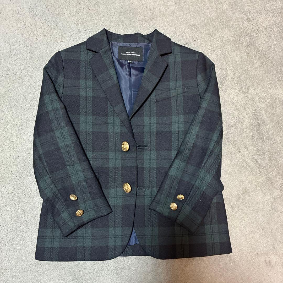 グリーンレーベルリラクシング キッズフォーマルスーツ5点セット