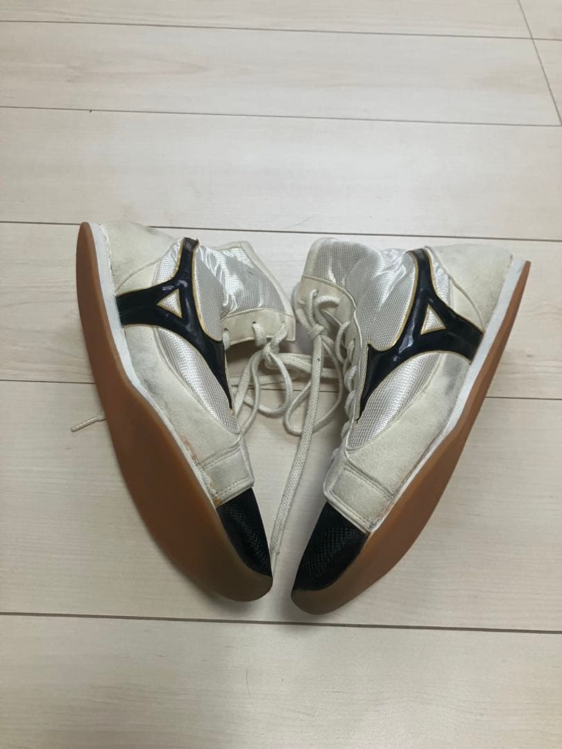 Mizuno ボクシングシューズ ホワイト ハイカット 27㎝