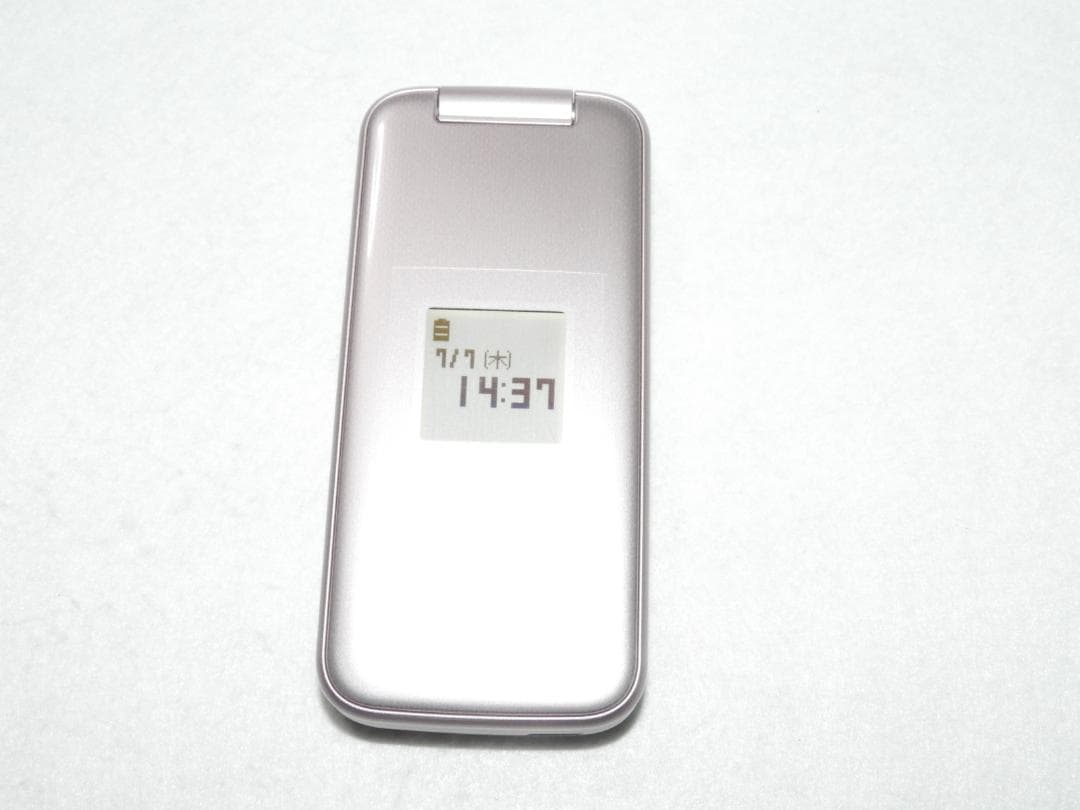 良品 富士通 らくらくホン F-01M ピンク docomo 4G LTE