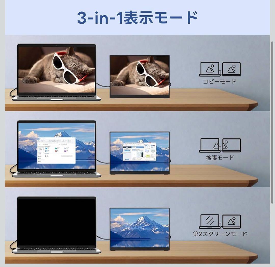 モバイルモニター 13.9\" ポータブルモニター 3840*2560解像度