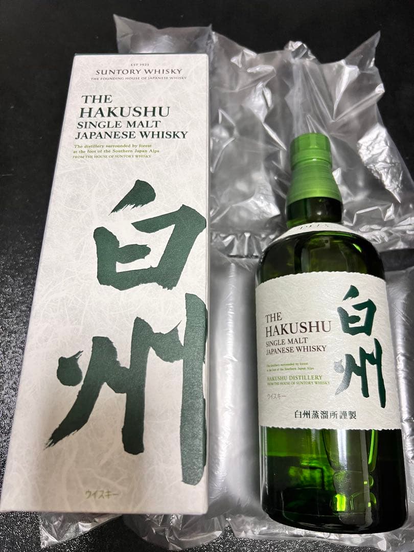 サントリー 白州 シングルモルトウイスキー 【新品・外箱付き】700ml× 1本