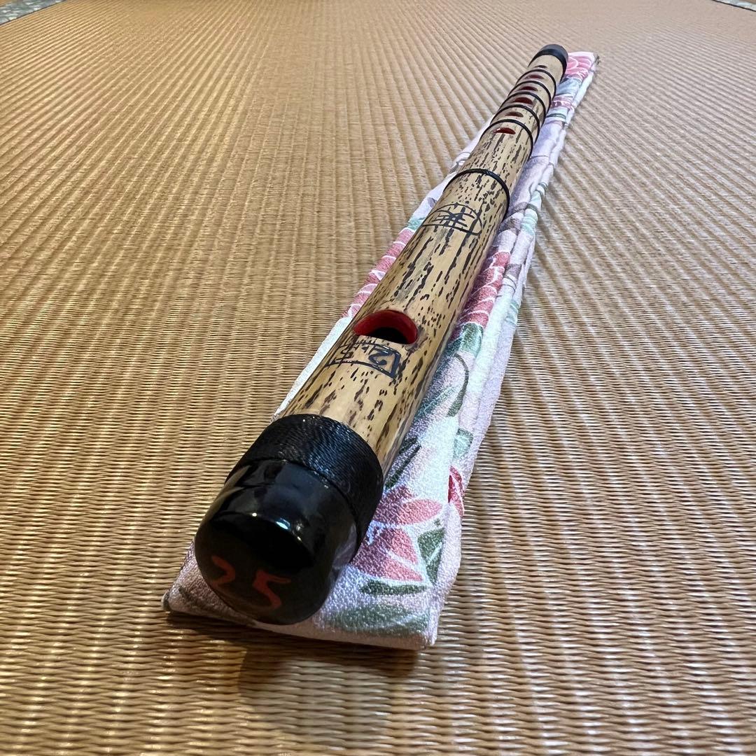 ※お盆SALE価格　天雅笛（特製）2尺５寸管（武田天雅作）横笛 拭き漆塗